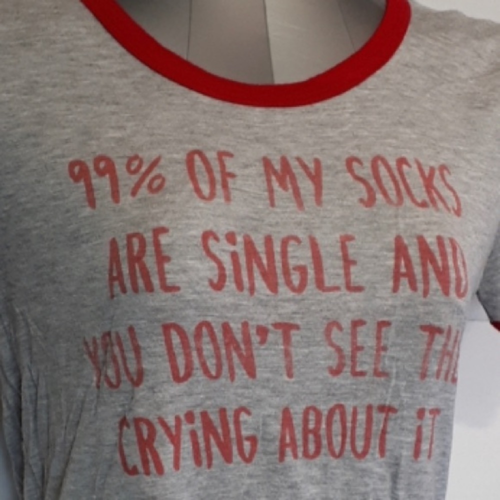 Graphic t size L funny shirt